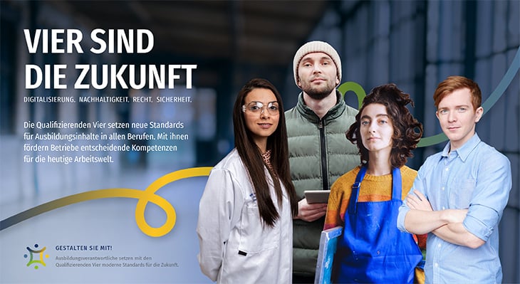 Vier sind die Zukunft: Vier neue Standardberufsbildpositionen (SBBP) 